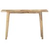 vidaXL Konsolinis staliukas, 120x35x75cm, neapdorota mango mediena