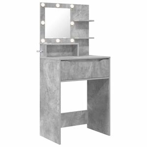 vidaXL Miegamojo persirengimo stalai Betono pilka 80 x 39,6 x 135 cm