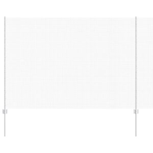 vidaXL Suvirintas vielos tvora su stulpeliais 50 x 1,6 m Sidabrinė