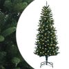 vidaXL Dirbtinė Sulankstoma Kalėdų Eglutė 150 cm 150 LED &Scaron;ilta balta