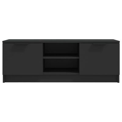 vidaXL Televizoriaus spintelė, juoda, 102x35x36,5cm, apdirbta mediena