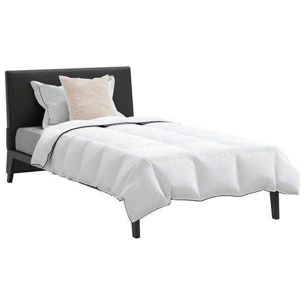 vidaXL Žiemos antklodė su pagalve 2 pcs Balta Plunksna