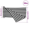 vidaXL Privatumo suteikiantis tinklelis, antracito/baltas, 1,8x50m