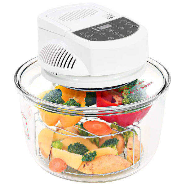 vidaXL Konvekcinė krosnelė su skaitmeniniu laikmačiu, 1400W, 17l