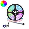vidaXL LED juosta 12 vnt. Juoda ir permatoma Varis ir plastikas