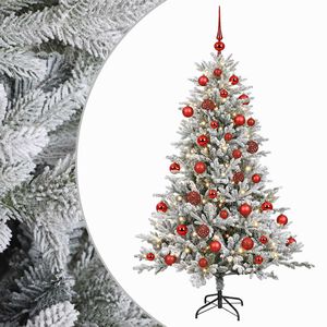 vidaXL Dirbtinė kalėdinė eglutė su rutuliuku 120 cm 150 LED