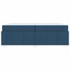 vidaXL Lovos rėmas su čiužiniu Mėlyna 200 x 200 cm audinys