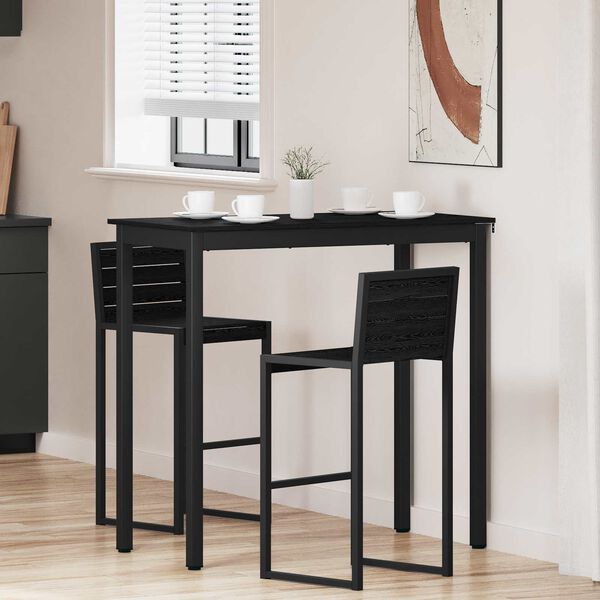 vidaXL Stovintis Baro Stalas Apdirbta mediena