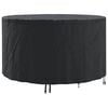 vidaXL Baldų uždangalas 157 x 157 x 71 cm 210D Oksfordo audinys Apvali