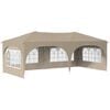 vidaXL Pop-up &scaron;ventinis palapinė 575 x 288 x 245 cm Kreminė