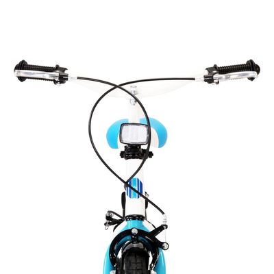 vidaXL Vaikiškas dviratis, mėlynos ir baltos spalvos, 20 colių