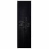 vidaXL Virtuvės kilimas Stalo įrankiai Juoda 150 x 45 cm Aksomas