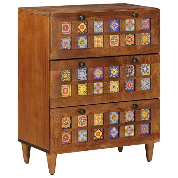 vidaXL Kabalas 3 pcs graikinis rie&scaron;utmedis 60 x 33,5 x 75 cm