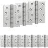 vidaXL Vyrius 16 vnt. 100 x 78 x 13 mm Sidabrinė Plienas