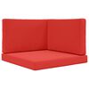 vidaXL Lauko sofa pagalvėlė Poliesteris Raudona 80 x 80 x 8 cm