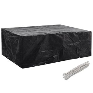 vidaXL Sodo baldų uždangalas, 242x162x100 cm, 8 kilputės