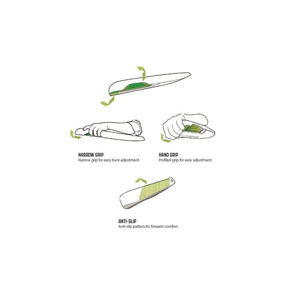 Outwell Sulankstoma kėdė Ontario, pilkos spalvos, 61x70x105cm