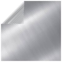 vidaXL Saulės šviesą sugerianti baseino plėvelė, sidabrinė, 6x4m, PE