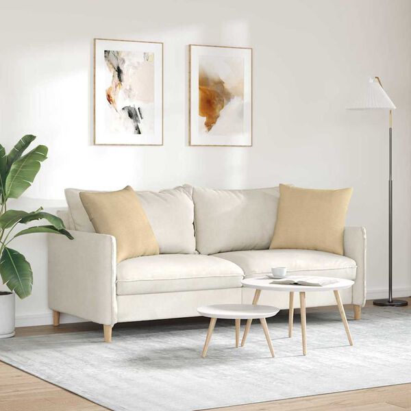 vidaXL Sofa Pagalvės 2 pcs Pilkai žalia 50 x 50 cm Kordūrinis audinys
