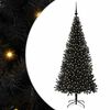 vidaXL Kalėdų eglutė Juoda 180 cm PVC