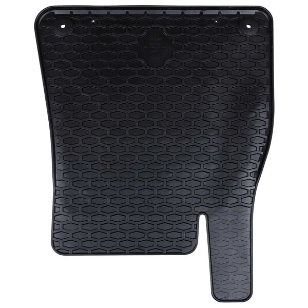 vidaXL Automobilių kilimėlis 4 pcs Juoda Guma