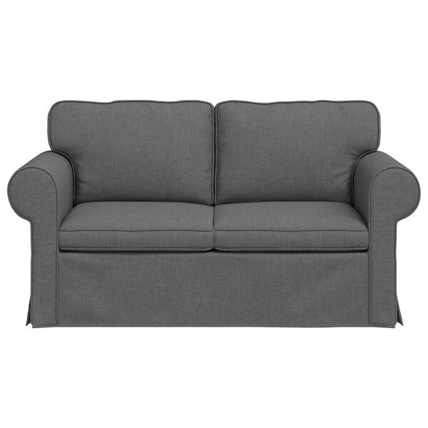 vidaXL Sofa Tamsiai pilka Bendri matmenys: 155 x 82 cm (P X G x A)