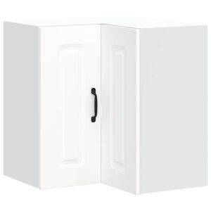 vidaXL virtuvės sieninė kampinė spintelė "Kalmar" balta