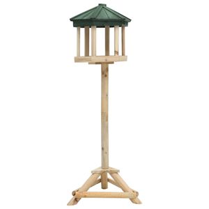 vidaXL Pastatoma lesykla pauk&scaron;čiams, 33x110 cm, eglės medienos masyvas