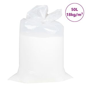 vidaXL Sėdmai&scaron;ių užpildas EPS 50 L baltos 18 kg/m&sup3;