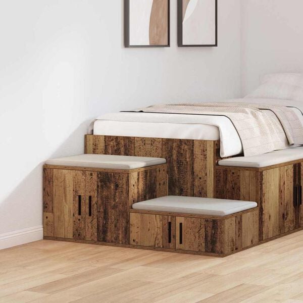 vidaXL Oppbevaringsskap 2 pcs Senas medis 118 x 41 x 40 cm