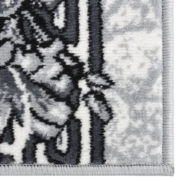 vidaXL Kilimas-takelis, pilkos spalvos, 100x350cm, BCF