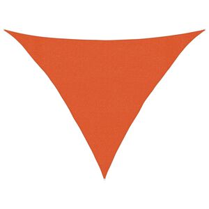 vidaXL Uždanga nuo saulės, oranžinės spalvos, 3x3x4,2m, HDPE, 160g/m&sup2;