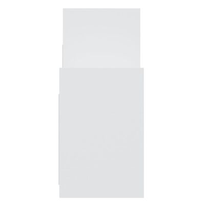 vidaXL Šoninė spintelė, baltos spalvos, 60x26x60cm, MDP