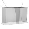 vidaXL Uodų tinklas lovai 156 mesh Juoda 220 x 120 x 150 cm