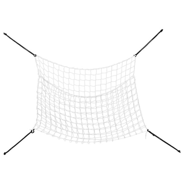vidaXL Šieno tinkleliai, 2vnt., baltas, 90x60cm, stačiakampis, PP