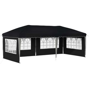 vidaXL Pop-up &scaron;ventinis palapinė 575 x 289 x 245 cm Antracitas
