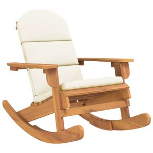 vidaXL Supama adirondack kėdė su pagalvėlėmis, akacijos masyvas
