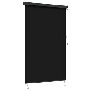 vidaXL Roletas Juoda 60 x 250 cm Audinys ir aliuminis