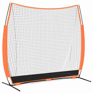 vidaXL Beisbolo treniruočių tinklas Juoda 250 x 106,5 x 210 cm