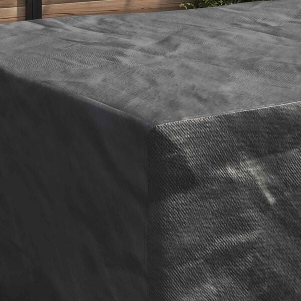 vidaXL Baldų uždangalas Paprastas Juoda 240 x 180 x 100 cm 210D