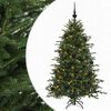 vidaXL Dirbtinė kalėdinė eglutė su rutuliuku 120 cm 150 LED