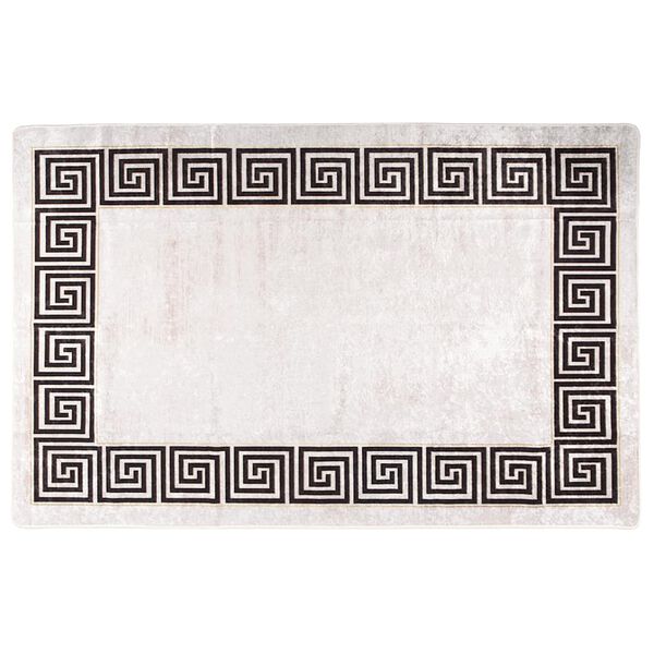 vidaXL Kilimas, &scaron;viesus smėlio, 80x150cm, skalbiamas