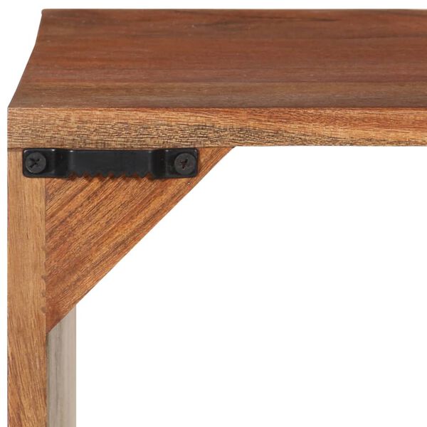 vidaXL Sieninė lentyna, 40x30x40cm, akacijos medienos masyvas