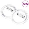 vidaXL Ženkliukų rinkinys su smeigtukais, 100vnt., akrilas, 25mm