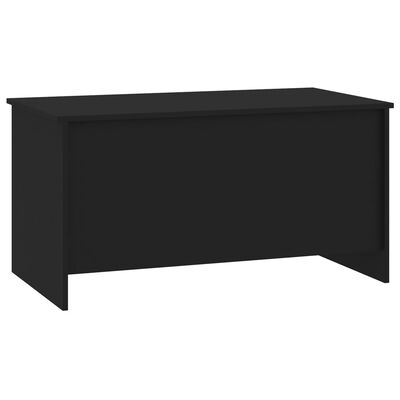 vidaXL Kavos staliukas, juodas, 102x55,5x52,5cm, apdirbta mediena