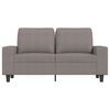 vidaXL Dvivietė sofa, taupe spalvos, 120cm, audinys