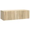 vidaXL Sieninė TV spintelė 98 x 41 x 30 cm Sonoma ąžuolas
