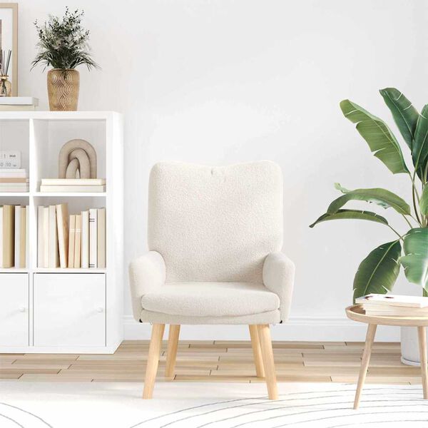 vidaXL krėslas Kreminė 63 x 67 x 94 cm