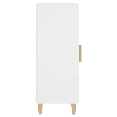 vidaXL Šoninė spintelė, baltos spalvos, 34,5x34x90cm, apdirbta mediena