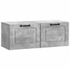 vidaXL Sieninė TV spintelė Betono pilka 78,5 x 31 x 30 cm